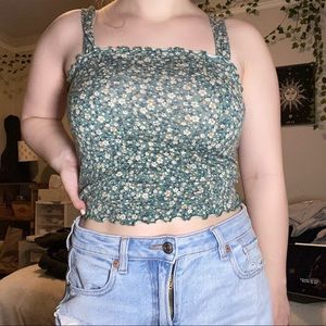 American Eagle Floral Tank Top